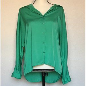 Loft Silky Green Blouse